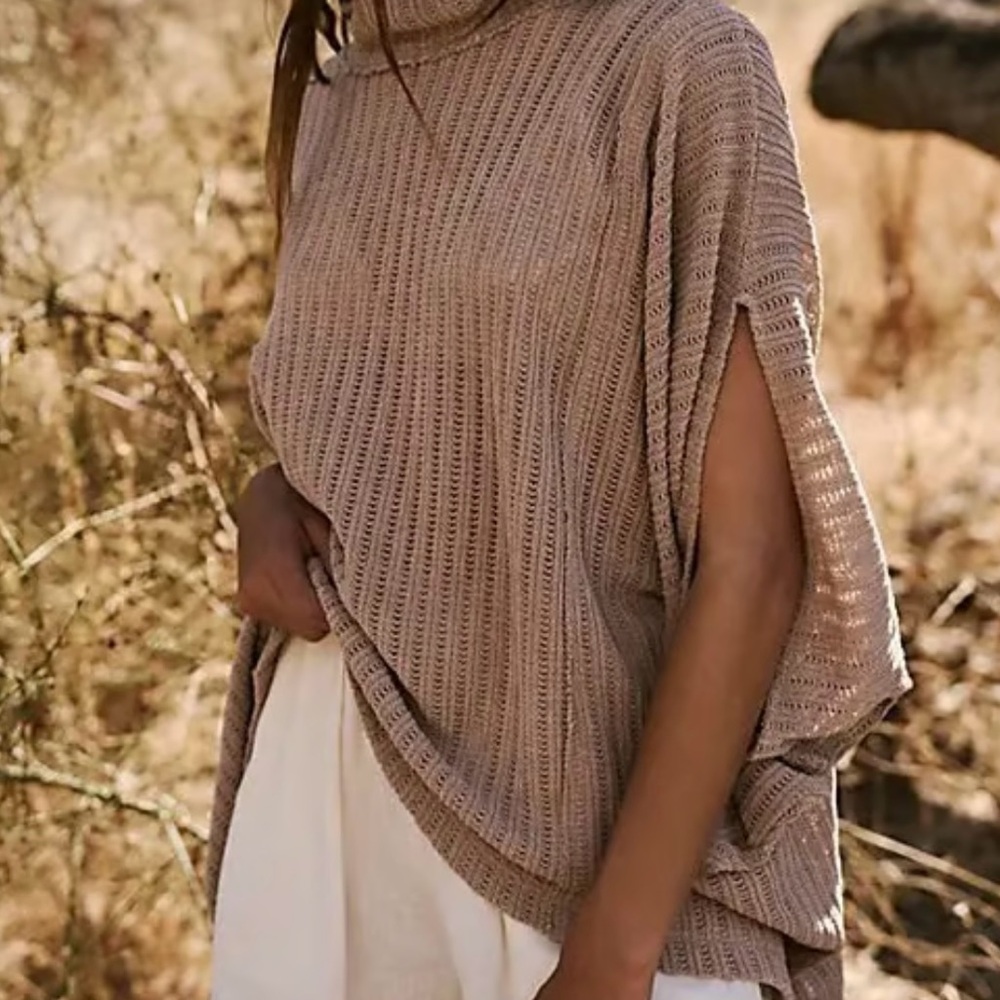 Free People Beach East End Tunic in cashmere shade, NWT